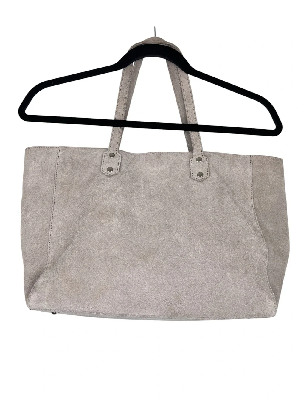 M.I.L.A. Luxe Bag | Suede | Taupe Beige | Tote Shoulder Bag Modern Boho Luxury